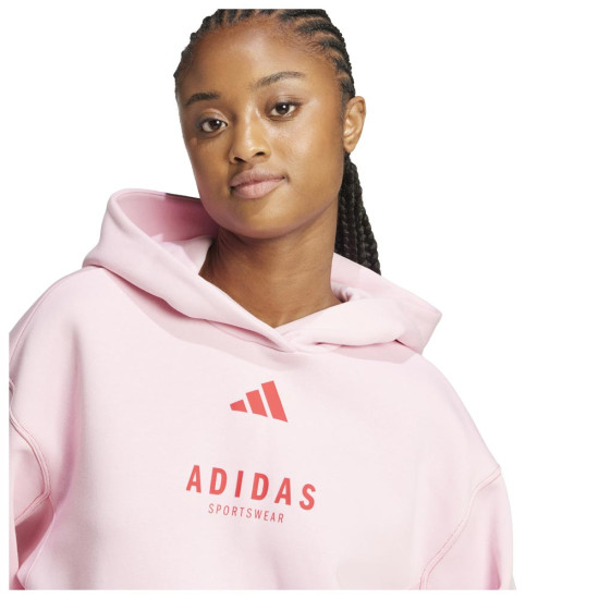 Adidas Γυναικείο φούτερ All SZN Loose Graphic Hoodie